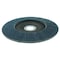 Weiler 7" Abrasive Flap Disc, Conical (TY29), Phenolic Backing 60Z, 7/8" 31363 - alternate 1